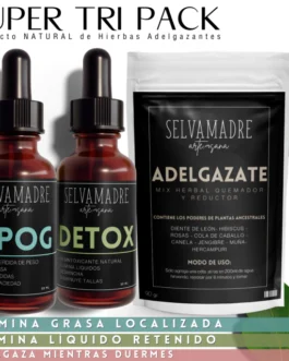 SUPER TRIPACK: LIPOG +DETOX G + MIX ADELGAZANTE